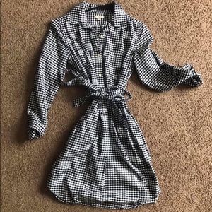 Gingham gap dress